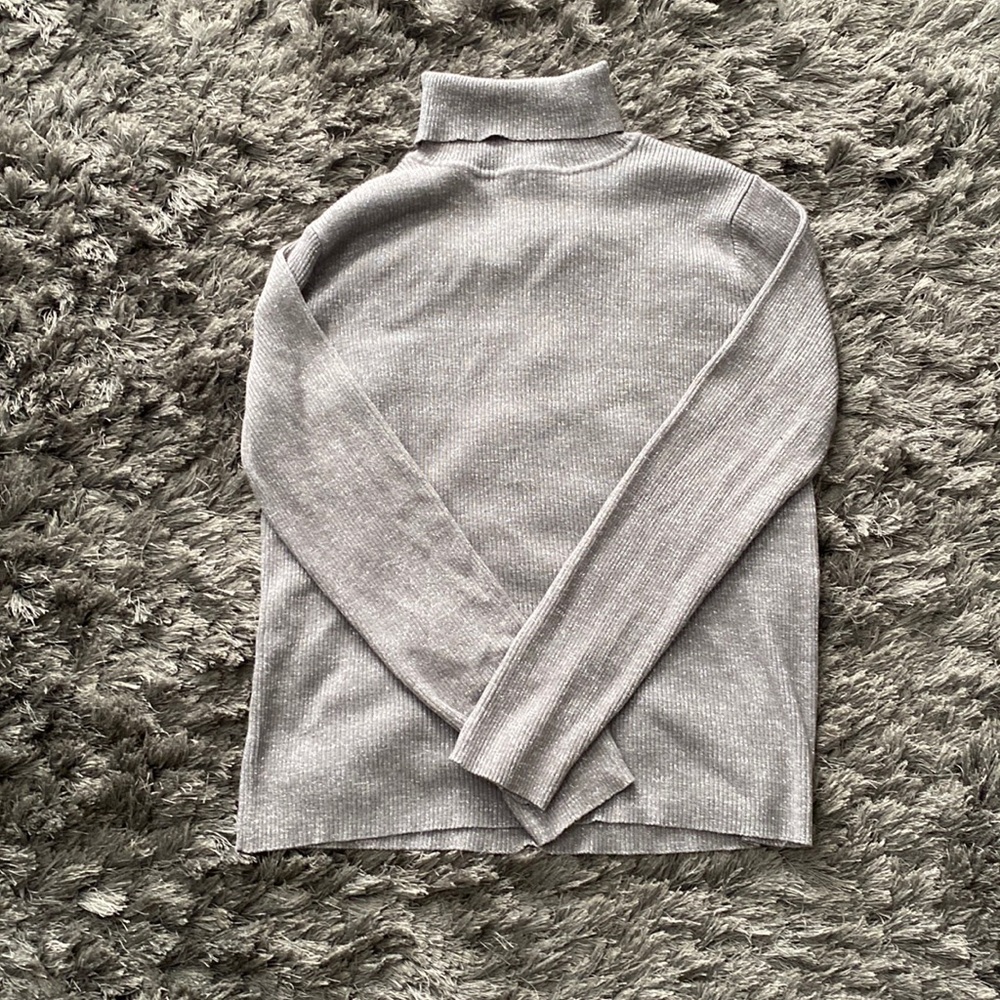 Sparkly Grey Turtleneck